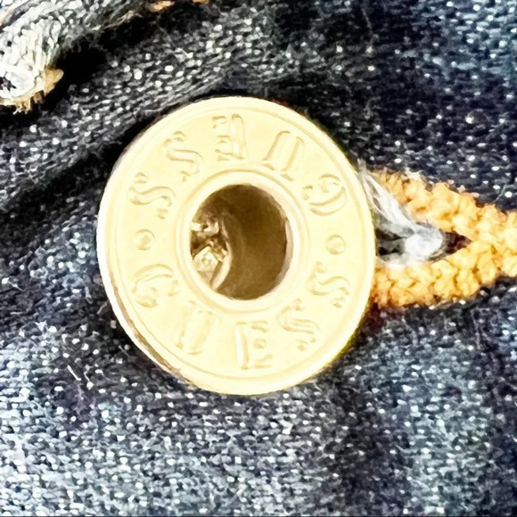 Guess Jeans Vintage America Ankle Slit Cropped  Capris Vintage 28 90’s Dark Wash - Picture 6 of 10